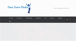 Desktop Screenshot of dancefusionstudios.com